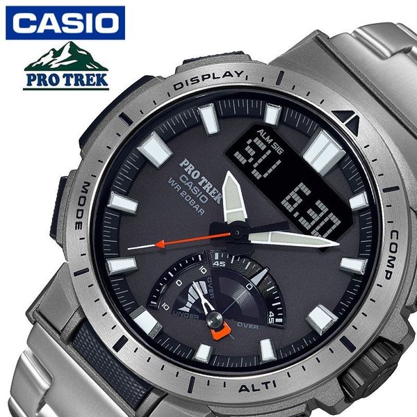 プロトレック マルチフィールドライン カシオ ソーラー 電波 時計 PRO TREK Multi Field Line CASIO 腕時計 メンズ ブラック PRW-70YT-7JF 人気