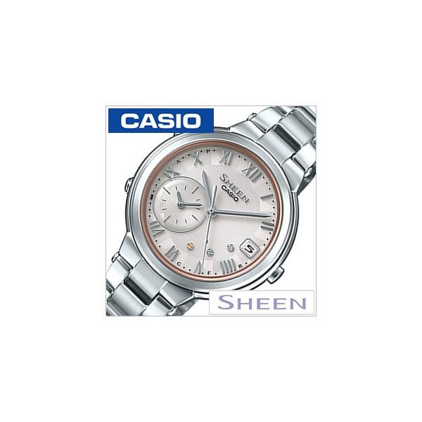 カシオ シーン ボヤージュタイムリングシリーズ 時計 CASIO SHEEN VOYAGE TIME RING Series 腕時計 レディース ホワイト SHB-200AD-4AJF