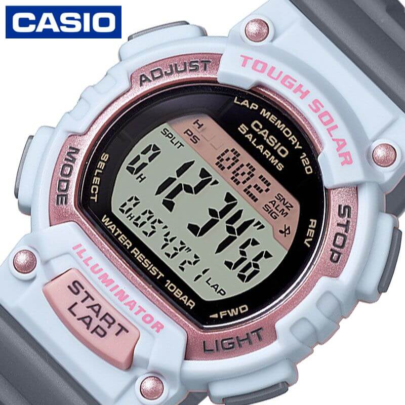 カシオ 腕時計 CASIO 時計 スポーツ ギア SPORTS GEAR 女性 レディース ソーラークォーツ STL-S300H-4AJH かわいい 華奢 小ぶり 小さめ 人気 おすすめ｜watch-lab