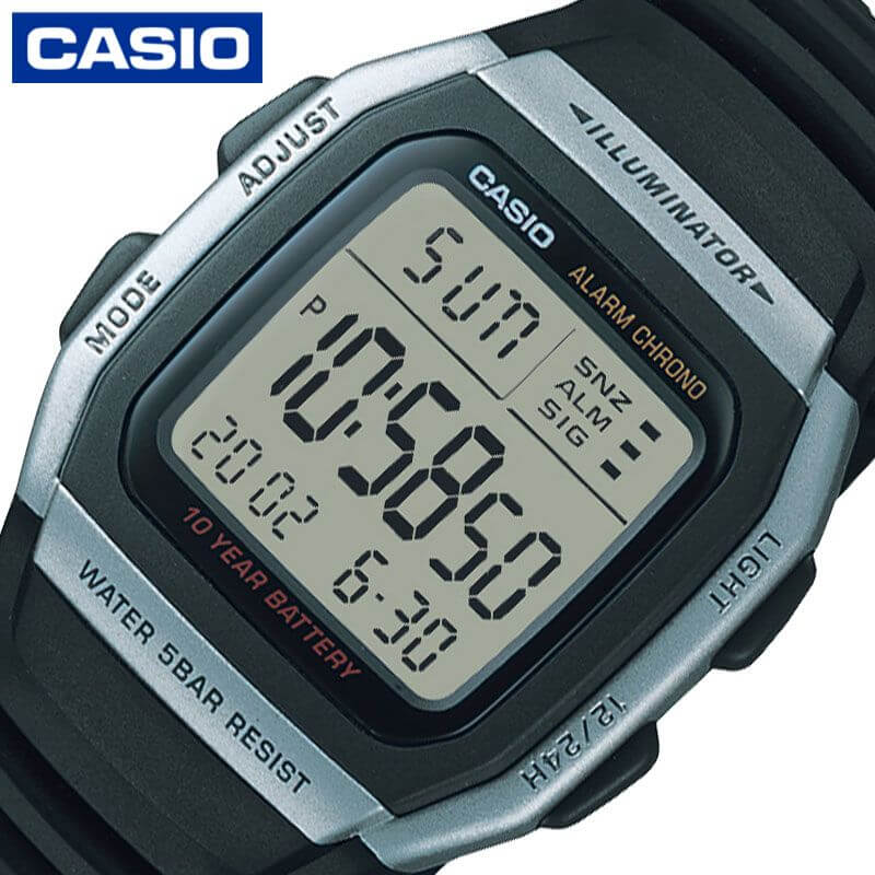 カシオ 腕時計 CASIO 時計 スタンダード STANDARD 男性 メンズ W-96H-1AJH かっこいい 彼氏 夫 人気 おすすめ ブランド