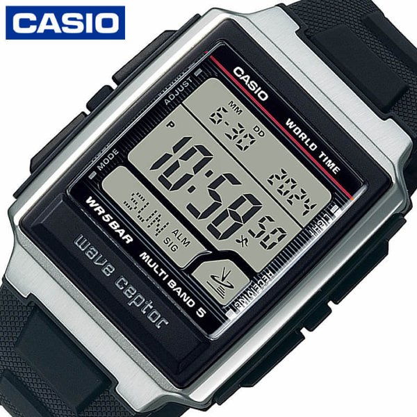 カシオ ウェーブセプター 腕時計 CASIO wave ceptor メンズ 液晶 ブラック 時計 WV-59R-1AJF 人気 おすすめ おしゃれ ブランド アウトドア キャンプ スポーツ