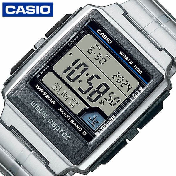 カシオ ウェーブセプター 腕時計 CASIO wave ceptor メンズ 液晶 シルバー 時計 WV-59RD-1AJF 人気 おすすめ おしゃれ ブランド アウトドア キャンプ スポーツ
