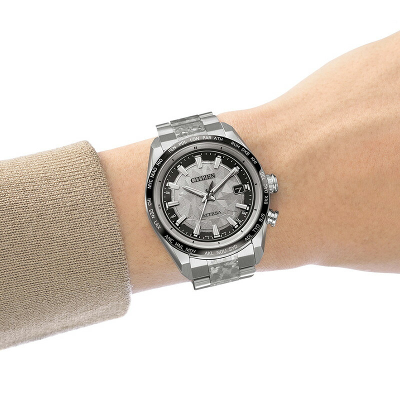シチズン 腕時計 CITIZEN 時計 アテッサ メンズ 電波ソーラー クォーツ