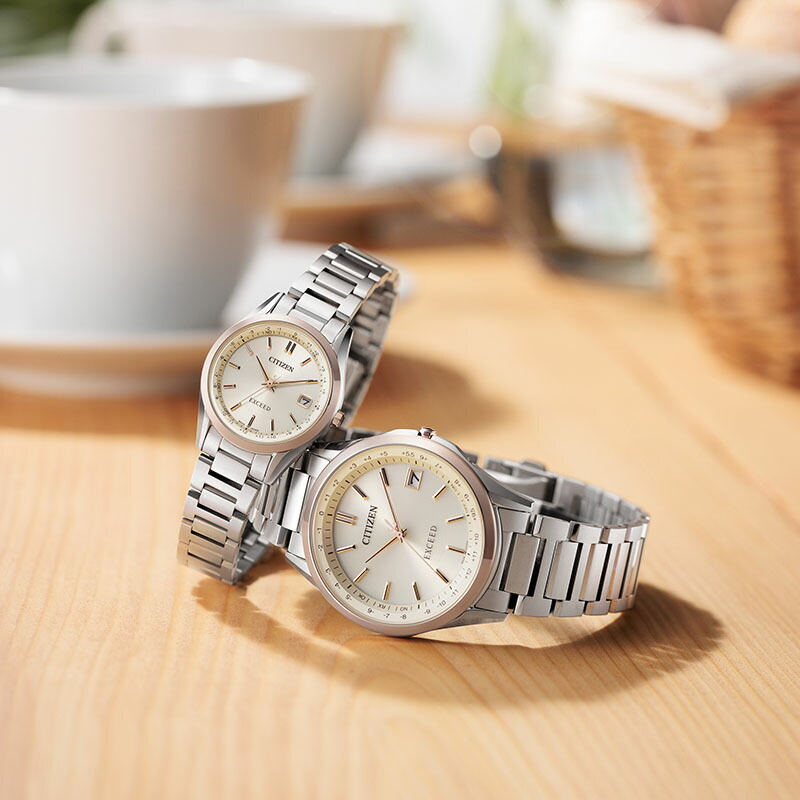 シチズン 腕時計 CITIZEN 時計 エクシード EXCEED メンズ ベージュ
