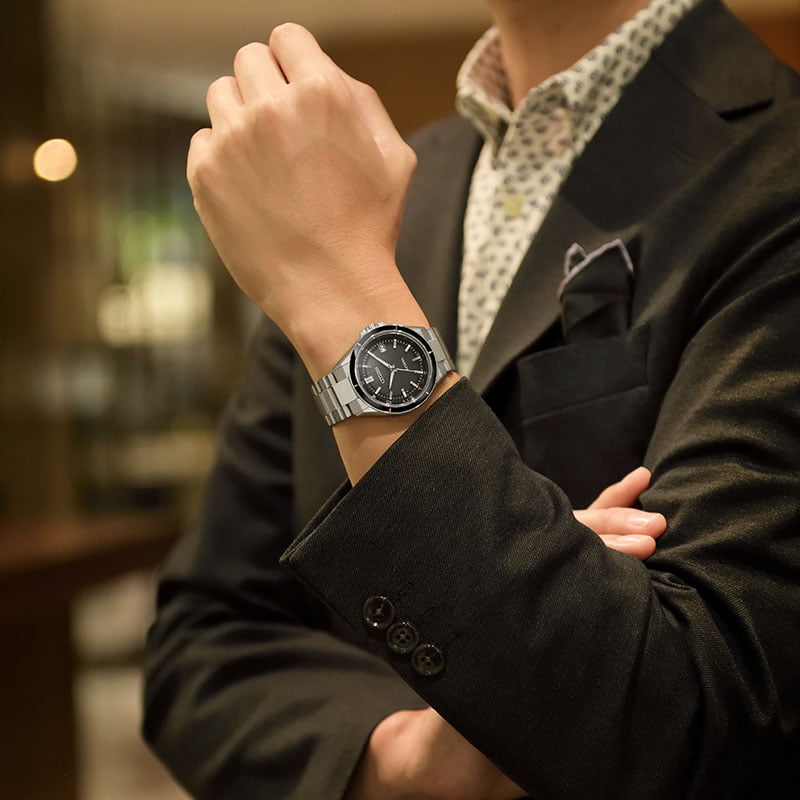 シチズン 腕時計 アテッサ CITIZEN ATTESA メンズ ブラック シルバー シチズン 腕時計 アテッサ CITIZEN ATTESA メンズ ブラック シルバー