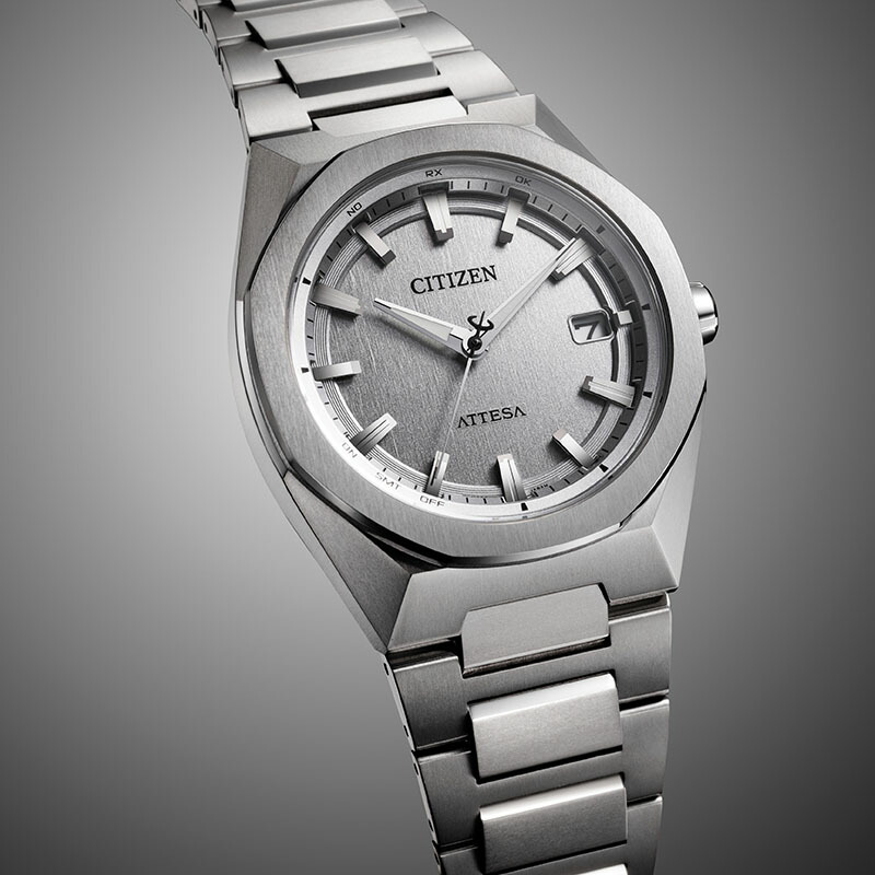 シチズン 腕時計 CITIZEN 時計 アテッサ ATTESA メンズ シルバー 電波