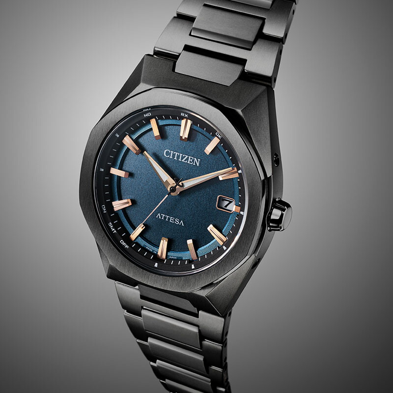 シチズン 腕時計 CITIZEN 時計 アテッサ ATTESA メンズ ブルー 電波