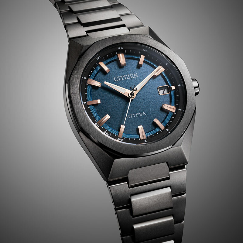 シチズン 腕時計 CITIZEN 時計 アテッサ ATTESA メンズ ブルー 電波