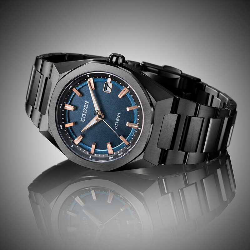 シチズン 腕時計 CITIZEN 時計 アテッサ ATTESA メンズ ブルー 電波