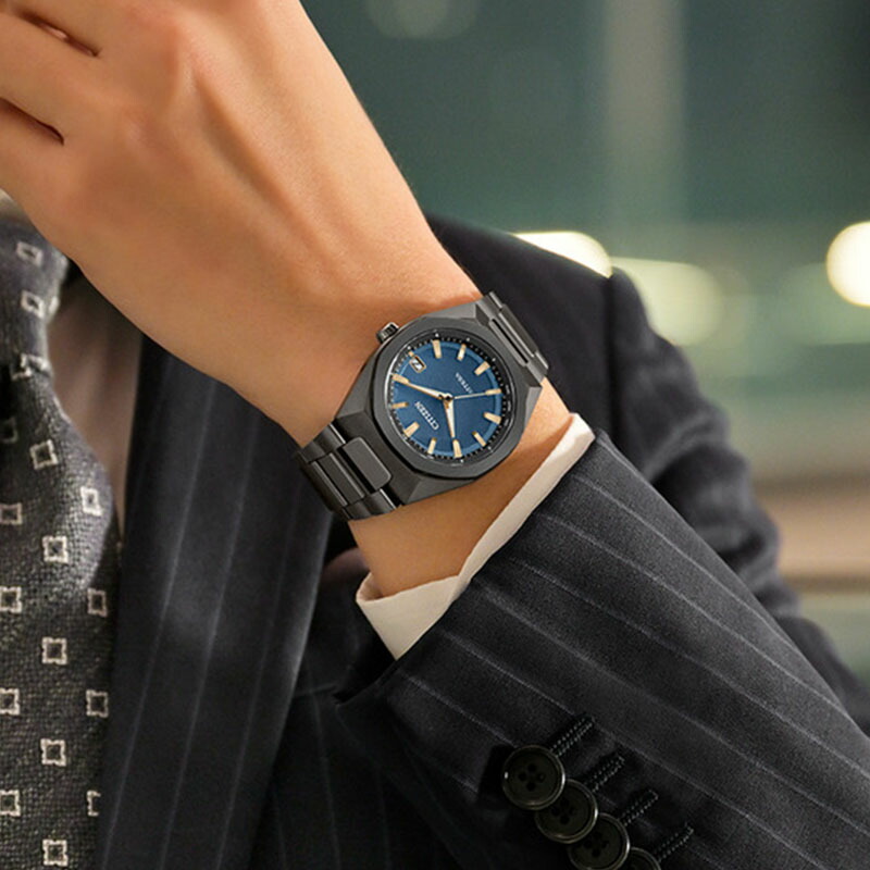 シチズン 腕時計 CITIZEN 時計 アテッサ ATTESA メンズ ブルー 電波