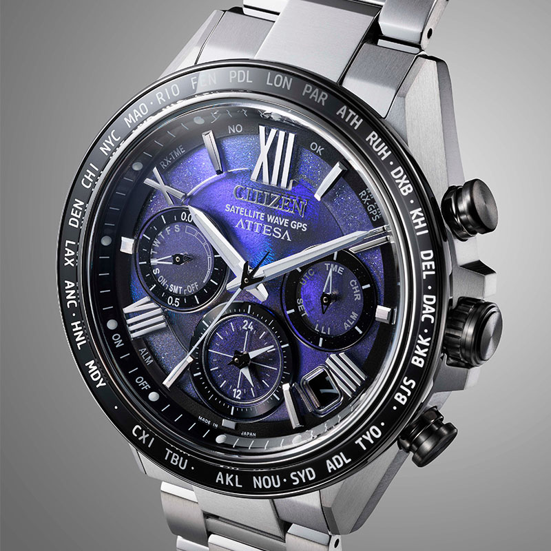 シチズン 腕時計 アテッサ GPS衛星電波時計 ダブルダイレクトフライト