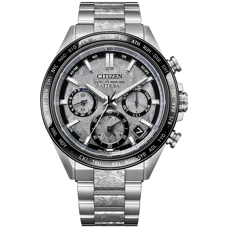 シチズン 腕時計 CITIZEN 時計 アテッサ シルバー メンズ GPS電波
