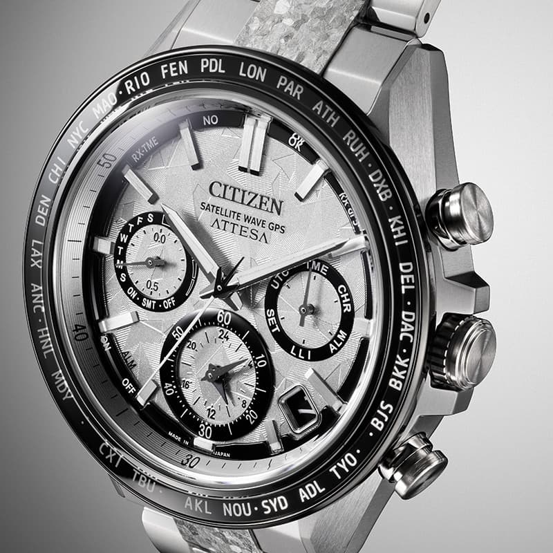 シチズン 腕時計 CITIZEN 時計 アテッサ シルバー メンズ GPS電波