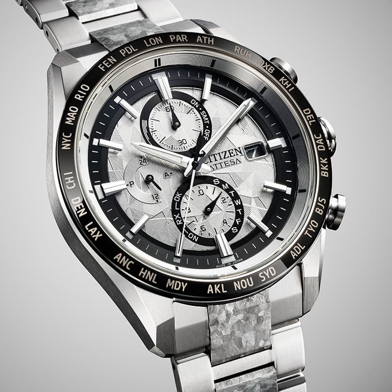 シチズン 腕時計 CITIZEN 時計 アテッサ シルバー メンズ GPS電波