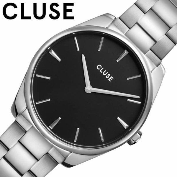 クルース 腕時計 フェローチェ CLUSE F roce Steel Black Silver Colour レディース ブラック シルバー 時計 CW11103 インスタ SNS 雑誌 話題 シンプル :CW11103:正規腕時計の専門店ウォッチラボ