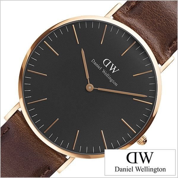 ダニエルウェリントン 時計 クラシック ブラック 40mm Daniel Wellington Classic Black 腕時計 ブリストル メンズ レディース DW00100125