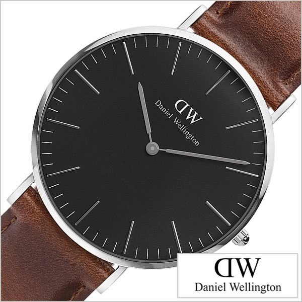 ダニエルウェリントン 時計 クラシック ブラック 40mm Daniel Wellington Classic Black 腕時計 セントモーズ メンズ レディース DW00100130