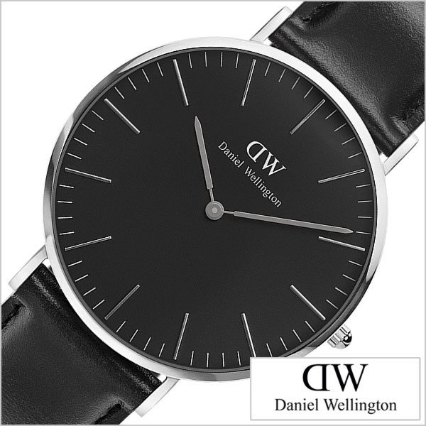 ダニエルウェリントン 時計 クラシック ブラック 40mm Daniel Wellington Classic Black 腕時計 シェフィールド メンズ レディース DW00100133