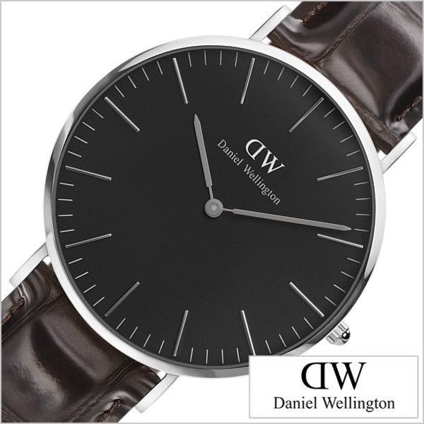 ダニエルウェリントン 時計 クラシック ブラック 40mm Daniel Wellington Classic Black 腕時計 ヨーク メンズ レディース DW00100134