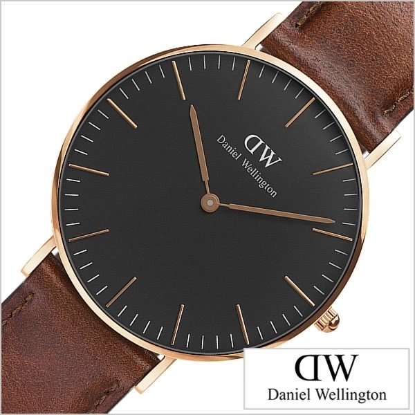 ダニエルウェリントン 時計 クラシック ブラック 36mm Daniel Wellington Classic Black 腕時計 セントモーズ メンズ レディース DW00100136