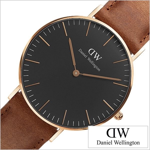 ダニエルウェリントン 時計 クラシック ブラック 36mm Daniel Wellington Classic Black 腕時計 ダラム メンズ レディース DW00100138