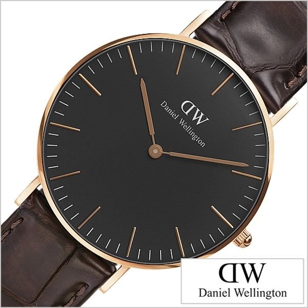 ダニエルウェリントン 時計 クラシック ブラック 36mm Daniel Wellington Classic Black 腕時計 ヨーク メンズ レディース DW00100140
