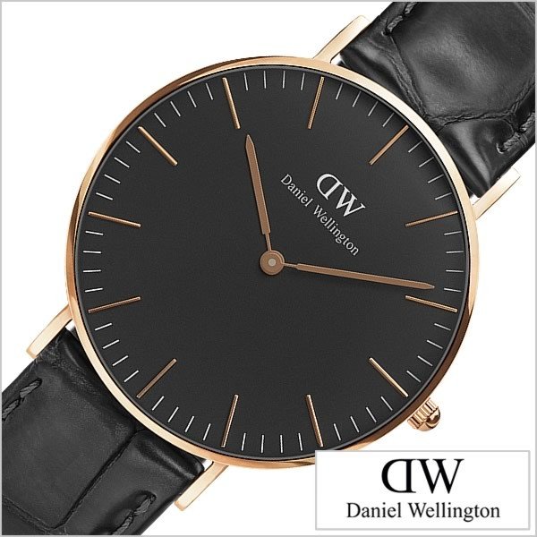 ダニエルウェリントン 時計 クラシック ブラック 36mm Daniel Wellington Classic Black 腕時計 レディン メンズ レディース DW00100141