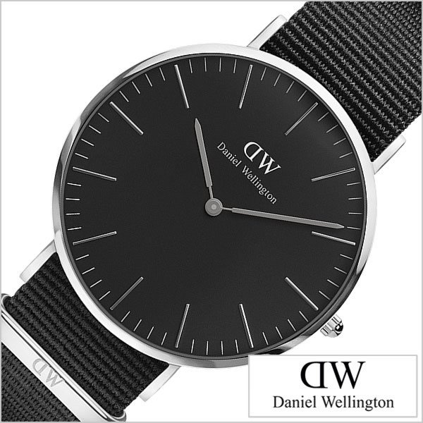 ダニエルウェリントン 時計 クラシック ブラック Daniel Wellington Classic Black 40mm 腕時計 コーンウォール メンズ レディース DW00100149