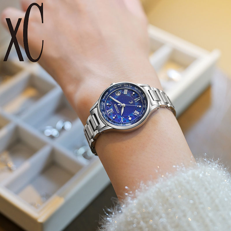 シチズン 腕時計 CITIZEN 時計 クロスシー レディース ブルー 電波