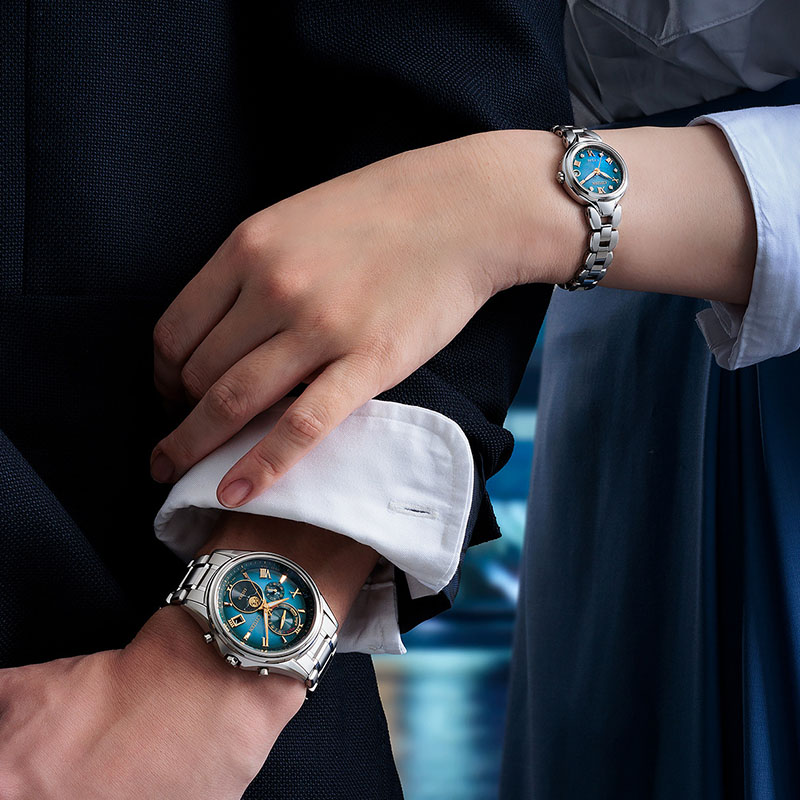 シチズン 腕時計 CITIZEN 時計 エクシード EXCEED レディース ブルー