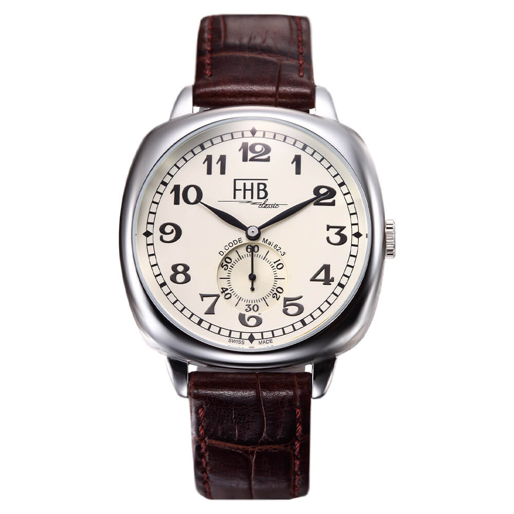FHB 腕時計 エフエイチビー 時計 リアムシリーズ F901 LIAM SERIES メンズ レディース ホワイト F901-SWA クラシカル レトロ ヴィンテージ ビンテージ シンプル｜watch-lab｜02