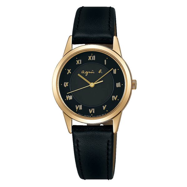アニエスベー 腕時計 ソーラー agnes b. solar レディース 女性 ブラック レザー 革ベルト 時計 ソーラー クォーツ FBSD941 人気 おしゃれ かわいい｜watch-lab｜02