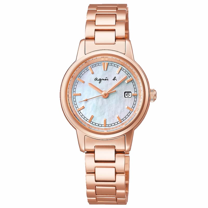 アニエスベー 腕時計 ソーラー agnes b. レディース ブラック 時計