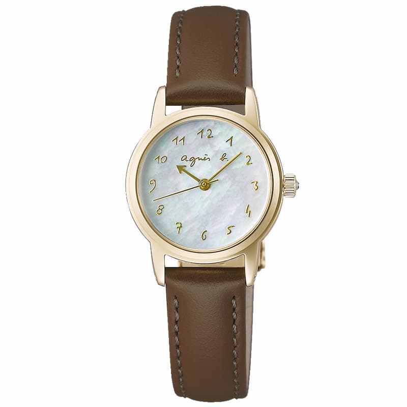 アニエスベー 腕時計 マルチェロ agnes b. marcello! レディース 白蝶