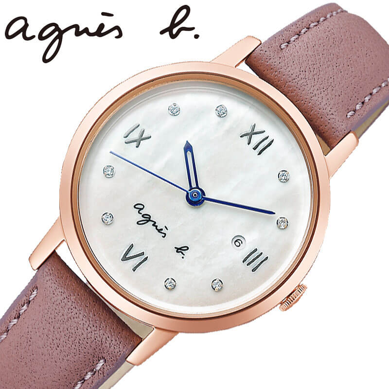 アニエスベー 腕時計 マルチェロ agnes b. marcello! レディース ホワイト ピンク 時計 FCSK906 人気 おすすめ ブランド