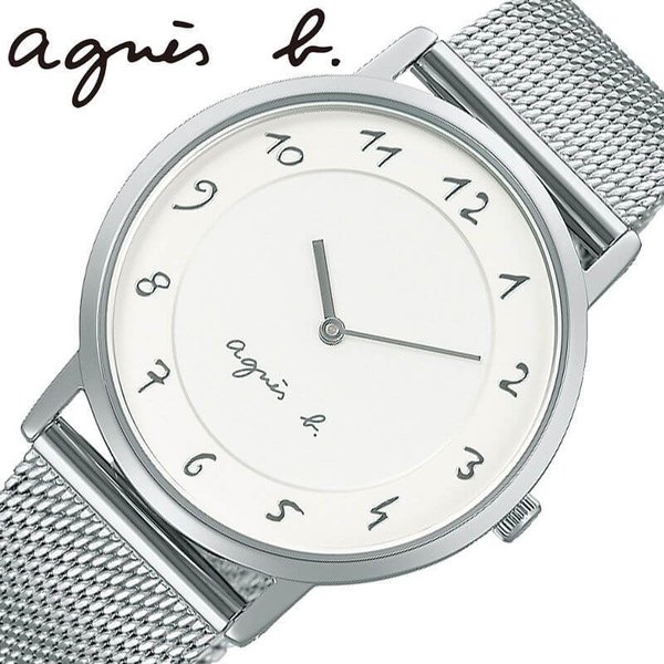 アニエスベー 腕時計 マルチェロ agnes b. marcello! レディース 女性 ホワイト シルバー 時計 クォーツ FCSK908 人気 おしゃれ かわいい シンプル