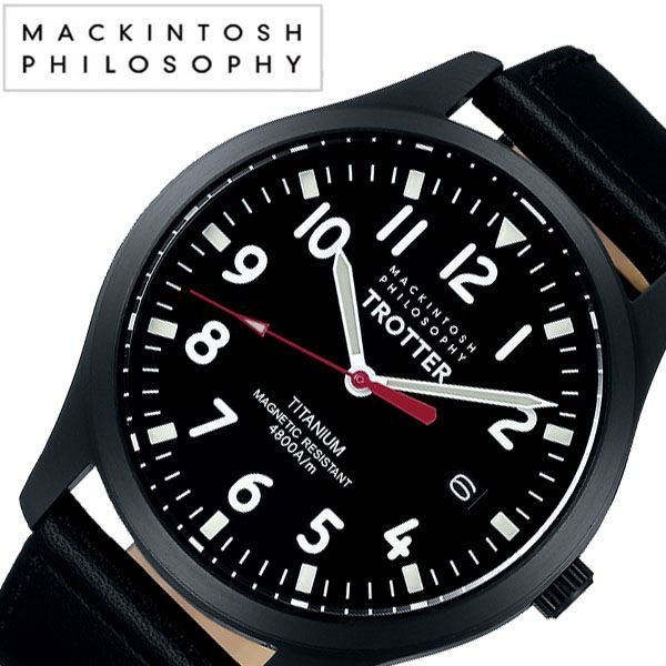 マッキントッシュ フィロソフィー 時計 MACKINTOSH PHILOSOPHY 腕時計 メンズ ブラック FCZK985 人気 おすすめ ブランド 防水 高級 レザー レザーベルト