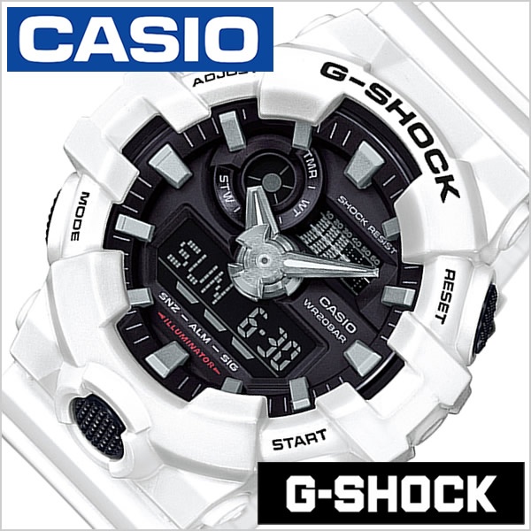 カシオ Gショック 腕時計 CASIO G-SHOCK 腕時計 ジーショック メンズ ホワイト CASIO-GA-700-7AJF｜watch-lab