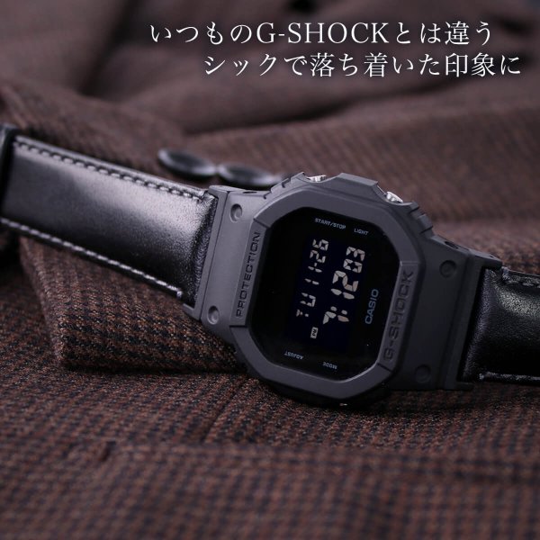 BAMBI（バンビ） 【互換品】G-SHOCK 対応 レザーベルト スコッチガード