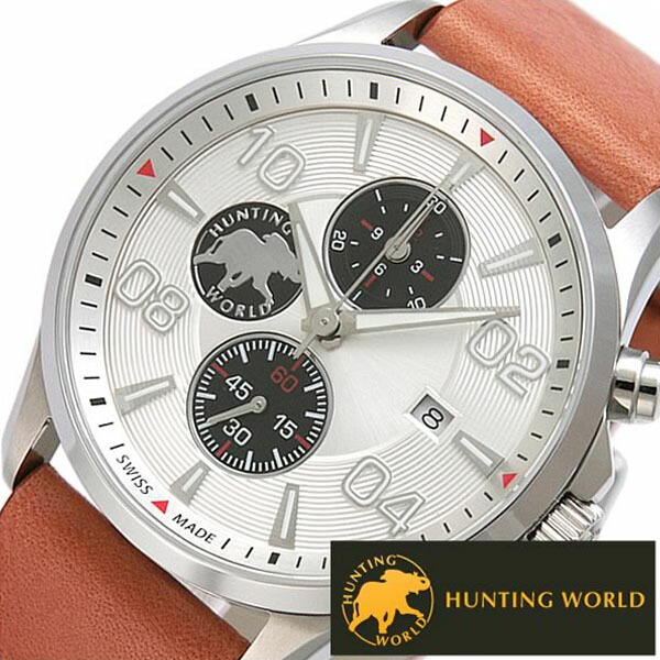 人気モデル】ハンティングワールド☆腕時計 カヴァリエレ シルバー