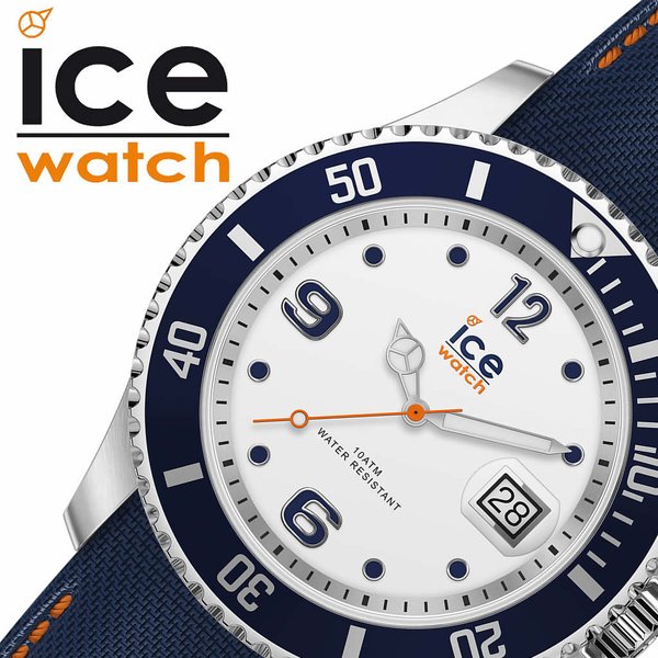 å  ICE WATCH ӻ ƥ ۥ磻ȥ֥롼 ߥǥ ICE steel ˥å ۥ磻 ICE-016771  ͵