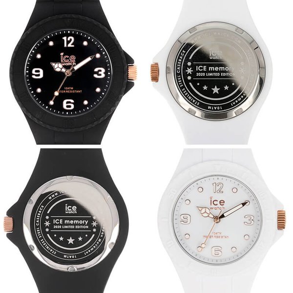 【送料無料】 アイスウォッチ白　　ペアー２つセット ICE WATCH アイスウォッチ ペアウォッチセット 限定モデル