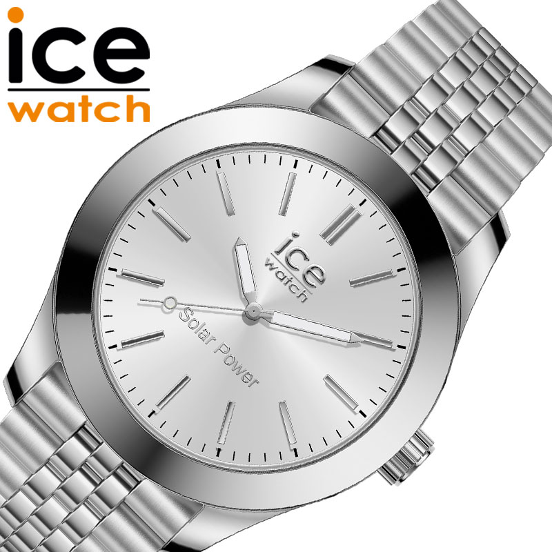  å ӻ  ƥ 顼 ߥǥ ICE WATCH ICE STEEL Solar  С  顼 ICE-023797