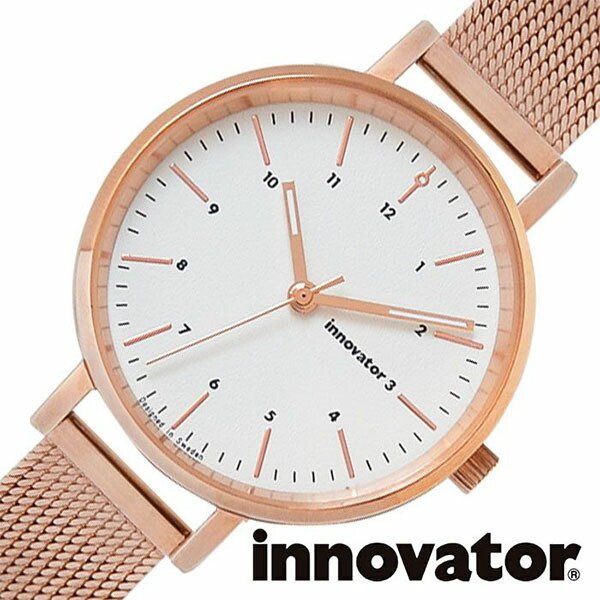 イノベーター エンケル 時計 innovator ENKEL 腕時計 レディース ホワイト IN-0008-0 ペア ウォッチ お揃い カップル 夫婦 人気 おすすめ ブランド シンプル