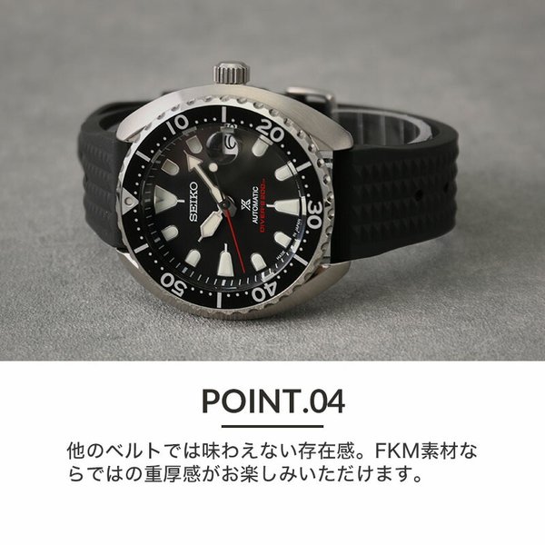 当店限定SET カスタム セイコー 腕時計 SEIKO 時計 FKM ヴィンテージ ラバー プロスペックス ダイバー メカニカル ミニ亀 ミニタートル PROSPEX DIVER SCUBA｜watch-lab｜07