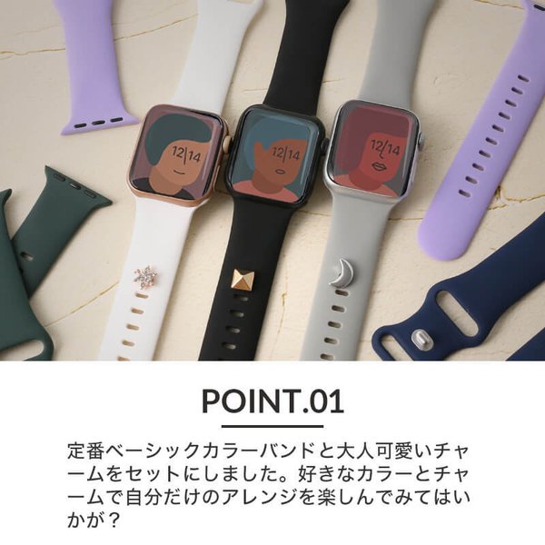 TMZ【バンドのみ】Apple Watch 44mm バンド ストラップ 楽天市場】アップルウォッチバンドラバー メンズ ベルト 完全防水
