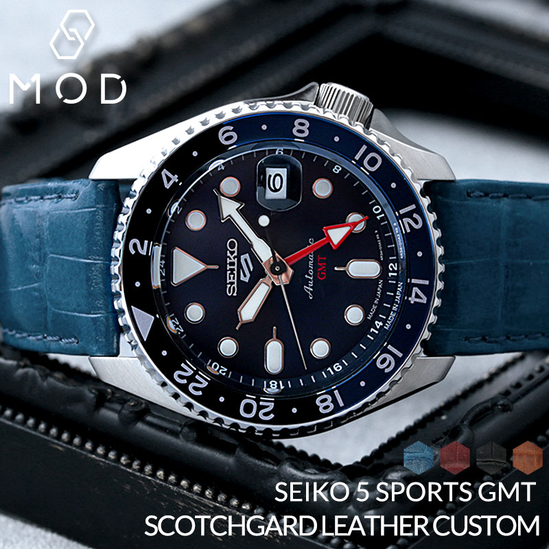 Źꥻå  ե ݡ ӻ SEIKO 5 Sports  5    쥶 Х  ٥ ư ǥ GMT