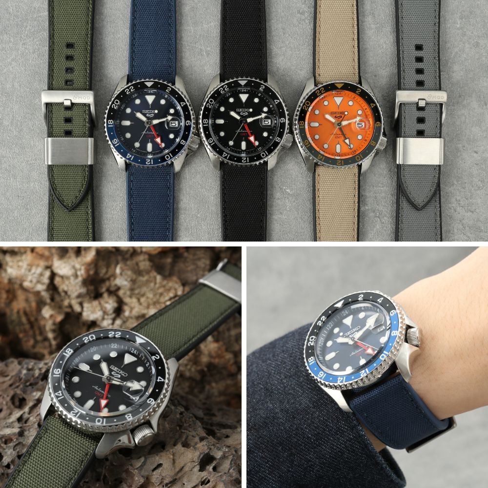 SEIKO 腕時計 自動巻き 手巻き セイコー セイコー5 スポーツ GMT セイコー5スポーツ メンズ メタル メタルバンド ラバー ラバーベルト  シンプル アナログ 男性 : item-22042706 : 正規腕時計の専門店ウォッチラボ - 通販 - Yahoo!ショッピング