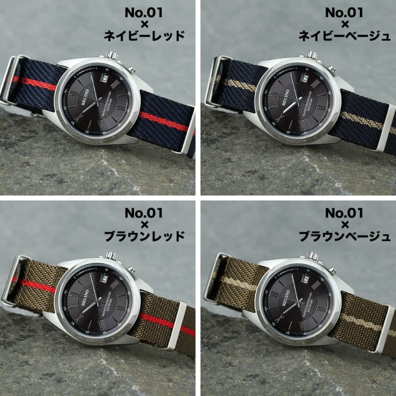 お父さん ギフト 当店限定セット CITIZEN MOD ナイロン 電波 ソーラー