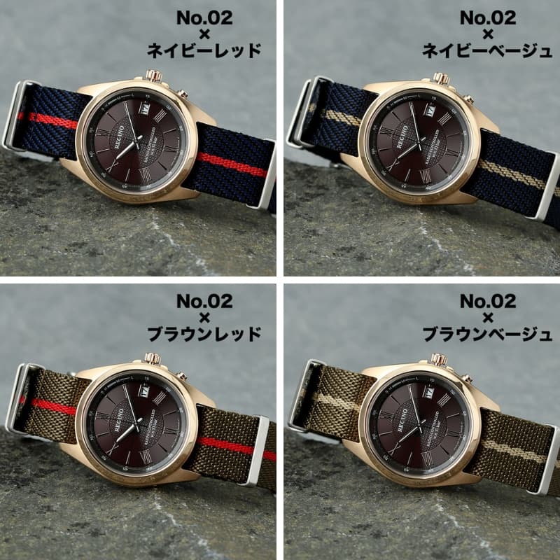 お父さん ギフト 当店限定セット CITIZEN MOD ナイロン 電波 ソーラー